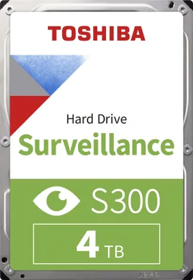 Zdjęcie produktu dla Toshiba S300 Surveillance, 4 TB, 5400 RPM, 128 MB, 3.5", Serial ATA III