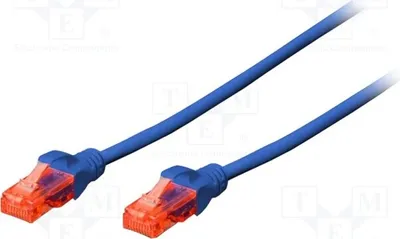 Obrázok produktu pre 1x PVC 5e, modrý, kábel RJ45-K, 5 m, typ DK-1512-050/B