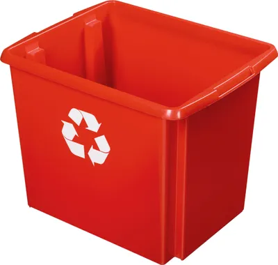 Produktbild von Sunware Aufbewahrungsbox - Kunststoff - 45 Liter - rot - 45 x 36 x 36 cm