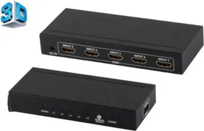 Obrázek produktu pro shiverpeaks SP05-02004, HDMI, Kov, Černá, 1080p, 2160p, 10,2 Gbit/s, 5 V