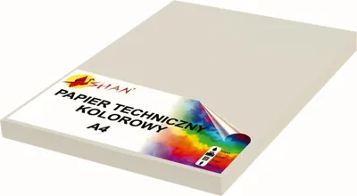 Obrázok produktu pre Technický papier A4 160g sivý 50 listov