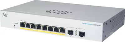 Immagine prodotto di Smart Switch Cisco Business serie 220, 8 porte Gigabit + 2 porte SFP
