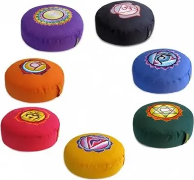 Productafbeelding van Meditatiekussens Set 1 van 7 Chakrakussens - ±16730 G