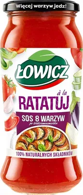 Obrázok produktu pre Łowicz 8 Warzyw Po Śródziemnomorsku Sauce 500G Agros