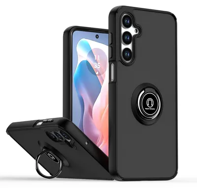 Immagine prodotto di Per Samsung Galaxy A16 5G Shadow Design TPU + PC Custodia protettiva Cover Custodia protettiva nera