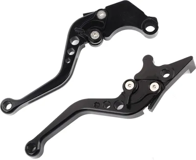 Zdjęcie produktu dla Dźwignia hamulca sprzęgła, solidna regulowana 1 para zamiennik ze stopu aluminium CNC do motocykla GROM MSX125 - Czarny 2013-2018