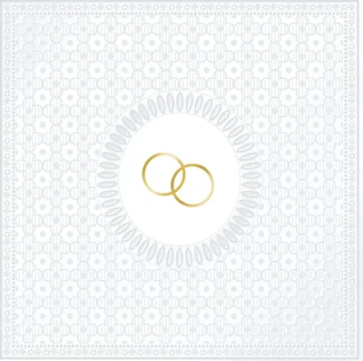 Produktbild von Design@Home * Servietten - Hochzeit Medaillon Wedding pearl