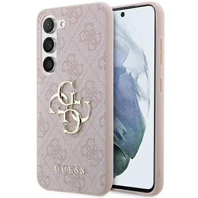 Obrázek produktu pro Guess GUHCS23FE4GMGPI Samsung Galaxy S23 FE hardcase 4G Big Metal Logo pink
