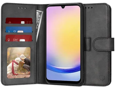 Image de Techsuit Tagebuch Hülle für Samsung Galaxy A25 5G - Schwarz KP36751