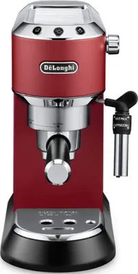 Obrázek produktu pro De’Longhi Dedica Style EC 685.R, Espresso kávovar, 1,1 l, Kávová kapsle, Mletá káva, 1300 W, Černá, Červená, Stříbrná