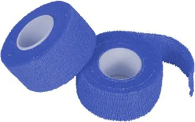 Produktbild von PAPSTAR Pflaster selbsthaftend aus Polyester 25 mm x 5 m blau 9 Rollen