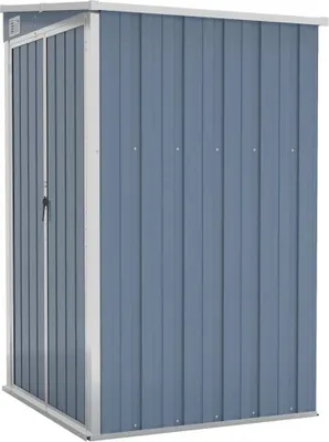 Immagine prodotto di vidaXL Capannina fissabile Grigio 118x100x178 cm Acciaio zincato