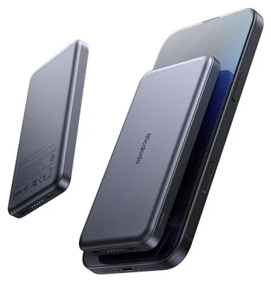 Obrázek produktu pro Mcdodo – Magnetic Power Bank Meta Series magnetická powerbanka 10 000 mAh, 20 W, ultratenké provedení – černá