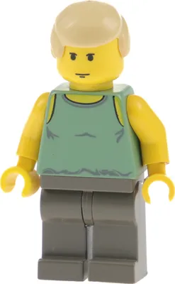 Produktbild von 1x Lego Minifigur Star Wars Luke Skywalker sand grün Dagobah 4502 sw0106 sw0106a