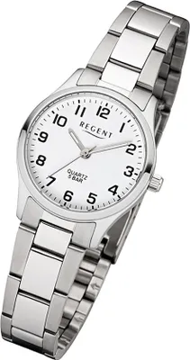 Produktbild von Regent Armbanduhr silber F-1327 Damen Analog-Quarzuhr UR2253410