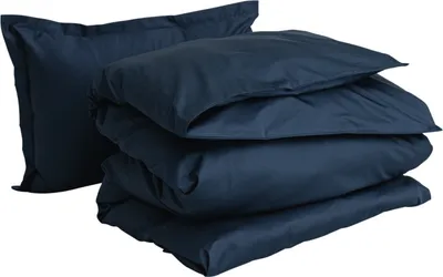 Produktbild von GANT Sateen Single Bettdeckenbezug einzeln Farbe Marine Größe 135x200
