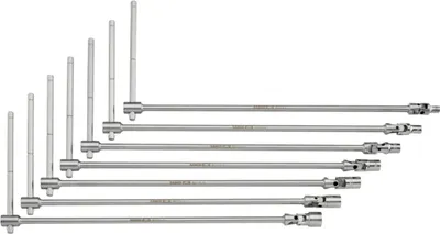 Produktbild von Bahco T-Griff Gelenk-Steckschlüssel-Satz, 7-tlg., Länge 500 mm