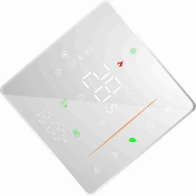 Produktbild von WiFi-Smart-Thermostat Temperaturregler Wöchentlich programmierbar Unterstützt Touch-Steuerung/Mobile App/Sprachsteuerung Kompatibel mit Alexa/Home, für