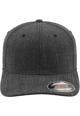 Produktbild von FLEXFIT 6277FM | Fine Melange Flexfit / Schwarze Schirmunterseite - Farbe: Black - Größe: S/M