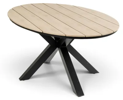 Produktbild von Ovaler Gartentisch | Limasol 220 x 115 cm | Polywood & Aluminium | Holz