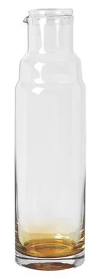 Image de Carafe en verre ambré avec bouchon, modèle L, couleur ambre, 1 pièce
