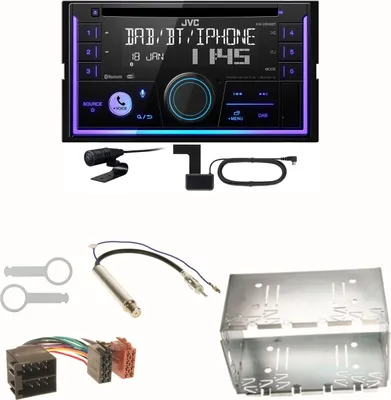 Produktbild von JVC KW-DB95BT Bluetooth Digitalradio Einbauset für Golf 4 Passat 3B 3BG Lupo