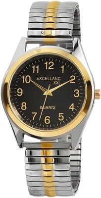 Produktbild von Excellanc 2700014-001 Herrenuhr mit Metallzugband, silber- und goldfarben