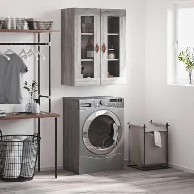 Immagine prodotto di vidaXL Armadio a muro Grigio Sonoma 69,5x34x90 cm