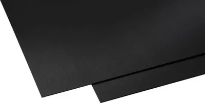 Produktbild von Hartschaumplatte Hobbycolor schwarz 1250 x 500 x 3 mm