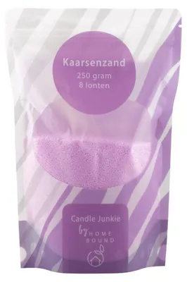 Produktbild von HomeBound Kerzenpulver 250 g mit 8 Dochten Magenta