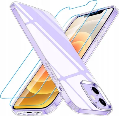 Zdjęcie produktu dla Etui iPhone 12/12 Pro + 3x szkło Hartowane Losvick Przezroczyste Ochronne
