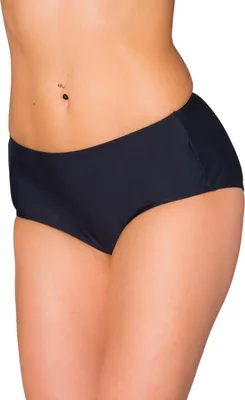 Produktbild von Aquarti Damen Bikinihose mit Mittelhohem Bund , Farbe: Schwarz, Größe: 38