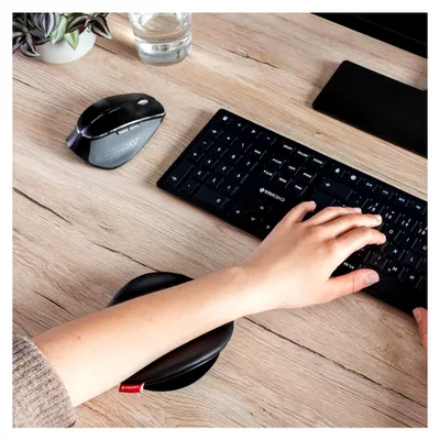 Produktbild von Ergonomische Armauflage SLIDEPAD ERGO, Gleitpad für Schreibtisch, Schwarz