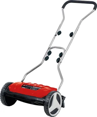 Image de Einhell GE-HM 38 S Tondeuse à gazon poussée Noir, Rouge