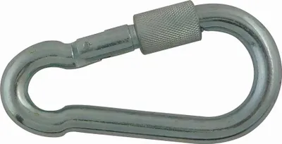 Produktbild von Alpin-Schraubkarabiner aus verzinktem Stahl VISO Ø10 x L.100 - MSE10E