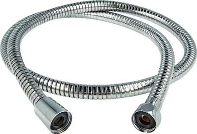 Produktbild von tecuro Metall-Brauseschlauch - dehnbar, Länge 120 - 150 cm x 1/2 Zoll, (Agraff) - Edelstahl