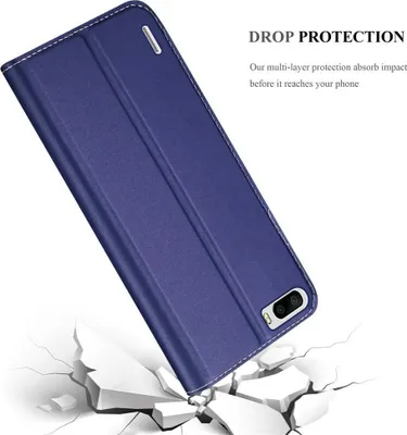 Produktbild von Cadorabo Handyhülle für Honor 6 PLUS Schutz Hülle in Blau Cover Etui Book Case Booklet