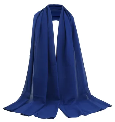 Imagen del producto de Omgoods: Elegante chal de gasa para mujer en color liso