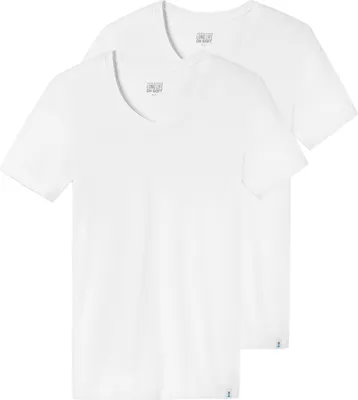 Produktbild von Schiesser 2er Pack Long Lift Soft Unterhemd / Shirt Kurzarm Bestes Feuchtigkeitsmanagement, Höchste Qualität und Langlebigkeit, Optimale Passform und Formstabilität