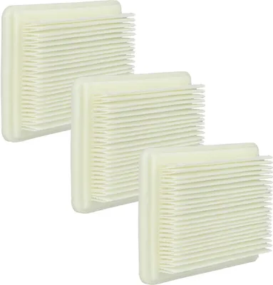 Produktbild von vhbw 3x Staubsaugerfilter kompatibel mit Bosch UniversalVac 18 Staubsauger - HEPA-Filter/Faltenfilter Weiß