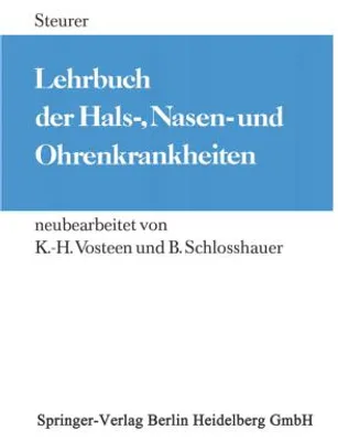 Produktbild von Lehrbuch der Hals-, Nasen- und Ohrenkrankheiten