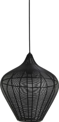 Produktbild von Light & Living - Hängeleuchte Alvaro - Schwarz - Ø36cm Hängelampe - Esstischlampe - Wohnzimmerlampe - Schlafzimmerlampe - Wohnzimmer
