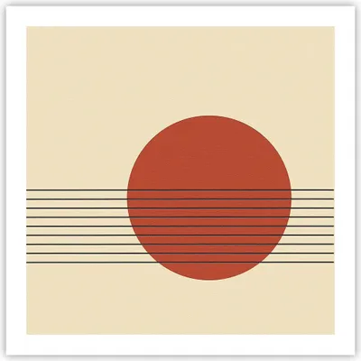 Produktbild von Poster - Poster ohne Rahmen - Abstraktion Linien Rad - 60x60 cm - Wand Bild - Wanddeko - Wandbilder - Kunstposter - Wandposter - Bilder - Kunstdruck - Wanddekoration - Wandbild - P2XAC60x60-4230