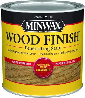 Produktbild von Ölbeize für Holz MINWAX Wood Finish 236 ml WEATHERED OAK – innen, schnelltrocknend 236ml WEATHERED OAK