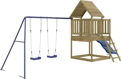 Produktbild von vidaXL Spielturm Imprägniertes Kiefernholz