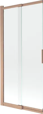 Immagine prodotto di Mexen Fox paratia per vasca da bagno 2 ante scorrevole 85 x 150 cm, trasparente, rame spazzolato - 891-085-002-65-00
