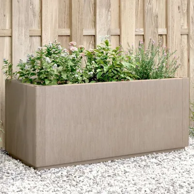 Obrázok produktu pre Maison Exclusive - Kvetináč Svetlo hnedý 80x36x35 cm PP