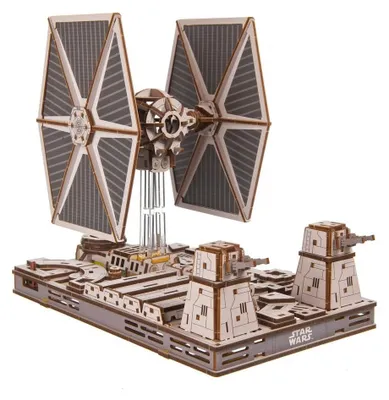 Obrázok produktu pre 3D drevená skladačka Star Wars – stíhačka TIE
