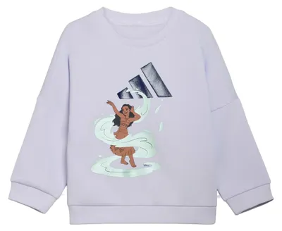 Zdjęcie produktu dla Dres dla dziewczynek Adidas Baby, kolekcja Disney, model Jogger, kolor: fioletowy/limonkowy (Frozen)