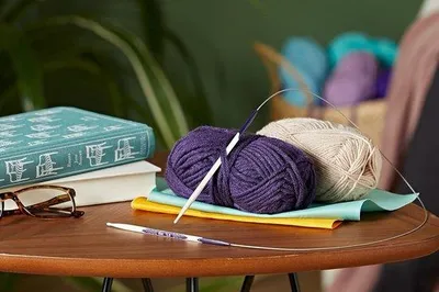 Produktbild von Ergonomische Rundnadel für bequemes Stricken - 1 Stück - Ø 5,00 mm - Länge 80 cm